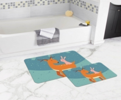 Bath Mat (2 pieces) Non-Slip - 50x80cm + 50x45cm -31