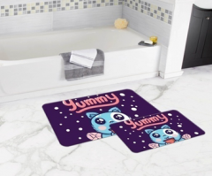 Bath Mat (2 pieces) Non-Slip - 50x80cm + 50x45cm -48