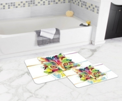 Bath Mat (2 pieces) Non-Slip - 50x80cm + 50x45cm -51