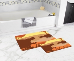 Bath Mat (2 pieces) Non-Slip - 50x80cm + 50x45cm -53