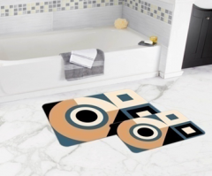 Bath Mat (2 pieces) Non-Slip - 50x80cm + 50x45cm -54