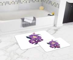 Bath Mat (2 pieces) Non-Slip - 50x80cm + 50x45cm -68