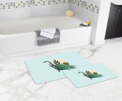 Bath Mat (2 pieces) Non-Slip - 50x80cm + 50x45cm -72