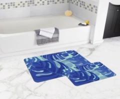 Bath Mat (2 pieces) Non-Slip - 50x80cm + 50x45cm -75