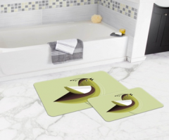 Bath Mat (2 pieces) Non-Slip - 50x80cm + 50x45cm -84