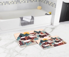 Bath Mat (2 pieces) Non-Slip - 50x80cm + 50x45cm -101