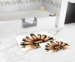 Bath Mat (2 pieces) Non-Slip - 50x80cm + 50x45cm -108