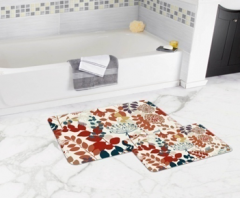 Bath Mat (2 pieces) Non-Slip - 50x80cm + 50x45cm -109