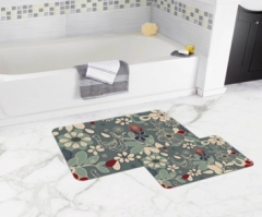 Bath Mat (2 pieces) Non-Slip - 50x80cm + 50x45cm -110