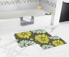 Bath Mat (2 pieces) Non-Slip - 50x80cm + 50x45cm -111