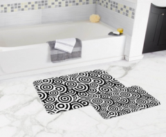 Bath Mat (2 pieces) Non-Slip - 50x80cm + 50x45cm -113