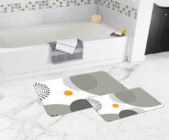 Bath Mat (2 pieces) Non-Slip - 50x80cm + 50x45cm -114