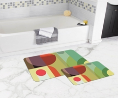 Bath Mat (2 pieces) Non-Slip - 50x80cm + 50x45cm -118