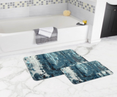 Bath Mat (2 pieces) Non-Slip - 50x80cm + 50x45cm -122