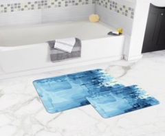 Bath Mat (2 pieces) Non-Slip - 50x80cm + 50x45cm -123