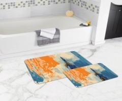 Bath Mat (2 pieces) Non-Slip - 50x80cm + 50x45cm -124