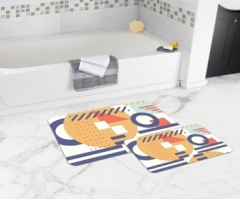 Bath Mat (2 pieces) Non-Slip - 50x80cm + 50x45cm -128