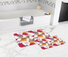 Bath Mat (2 pieces) Non-Slip - 50x80cm + 50x45cm -134