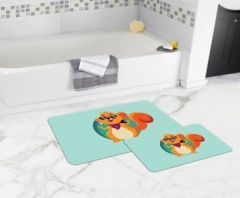 Bath Mat (2 pieces) Non-Slip - 50x80cm + 50x45cm -141