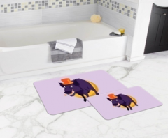 Bath Mat (2 pieces) Non-Slip - 50x80cm + 50x45cm -143