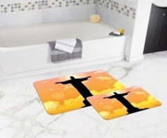 Bath Mat (2 pieces) Non-Slip - 50x80cm + 50x45cm -160