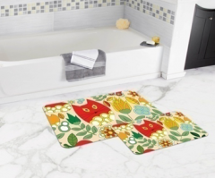 Bath Mat (2 pieces) Non-Slip - 50x80cm + 50x45cm -166