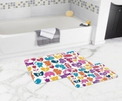 Bath Mat (2 pieces) Non-Slip - 50x80cm + 50x45cm -171