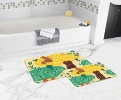 Bath Mat (2 pieces) Non-Slip - 50x80cm + 50x45cm -172