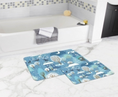 Bath Mat (2 pieces) Non-Slip - 50x80cm + 50x45cm -175