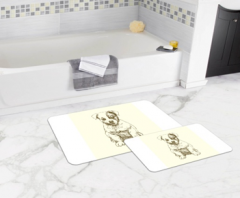 Bath Mat (2 pieces) Non-Slip - 50x80cm + 50x45cm -179