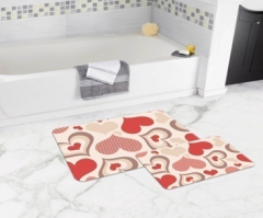 Bath Mat (2 pieces) Non-Slip - 50x80cm + 50x45cm -182