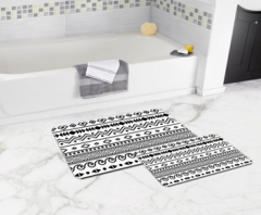 Bath Mat (2 pieces) Non-Slip - 50x80cm + 50x45cm -187