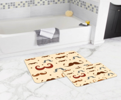 Bath Mat (2 pieces) Non-Slip - 50x80cm + 50x45cm -188