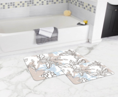 Bath Mat (2 pieces) Non-Slip - 50x80cm + 50x45cm -194