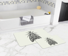 Bath Mat (2 pieces) Non-Slip - 50x80cm + 50x45cm -201