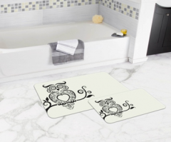 Bath Mat (2 pieces) Non-Slip - 50x80cm + 50x45cm -202