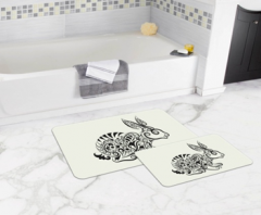 Bath Mat (2 pieces) Non-Slip - 50x80cm + 50x45cm -203