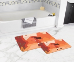 Bath Mat (2 pieces) Non-Slip - 50x80cm + 50x45cm -206