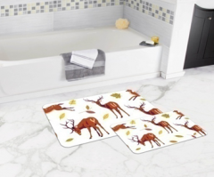 Bath Mat (2 pieces) Non-Slip - 50x80cm + 50x45cm -222