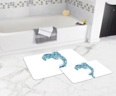 Bath Mat (2 pieces) Non-Slip - 50x80cm + 50x45cm -230