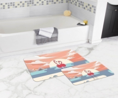 Bath Mat (2 pieces) Non-Slip - 50x80cm + 50x45cm -235