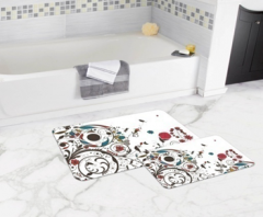 Bath Mat (2 pieces) Non-Slip - 50x80cm + 50x45cm -239