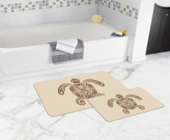 Bath Mat (2 pieces) Non-Slip - 50x80cm + 50x45cm -241