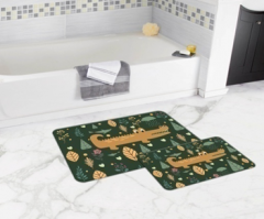 Bath Mat (2 pieces) Non-Slip - 50x80cm + 50x45cm -244