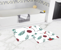 Bath Mat (2 pieces) Non-Slip - 50x80cm + 50x45cm -247