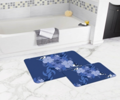 Bath Mat (2 pieces) Non-Slip - 50x80cm + 50x45cm -254