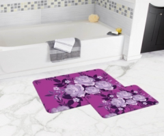 Bath Mat (2 pieces) Non-Slip - 50x80cm + 50x45cm -256