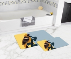 Bath Mat (2 pieces) Non-Slip - 50x80cm + 50x45cm -262