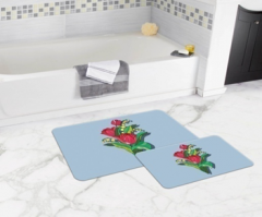 Bath Mat (2 pieces) Non-Slip - 50x80cm + 50x45cm -266