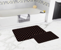 Bath Mat (2 pieces) Non-Slip - 50x80cm + 50x45cm -297